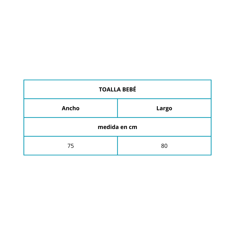 Toalla Bebé Capucha