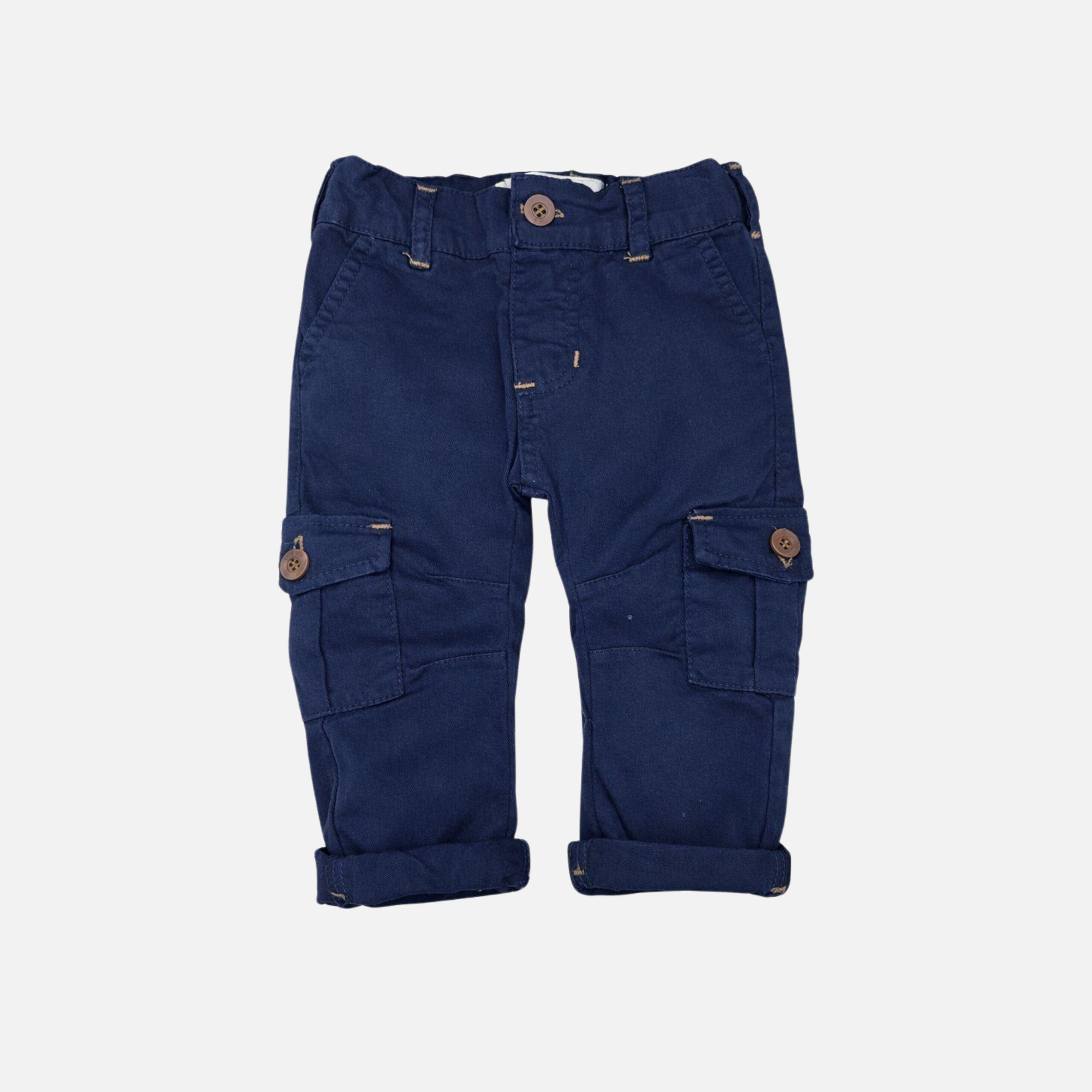 Pantalón Bebé Gabardina Cargo