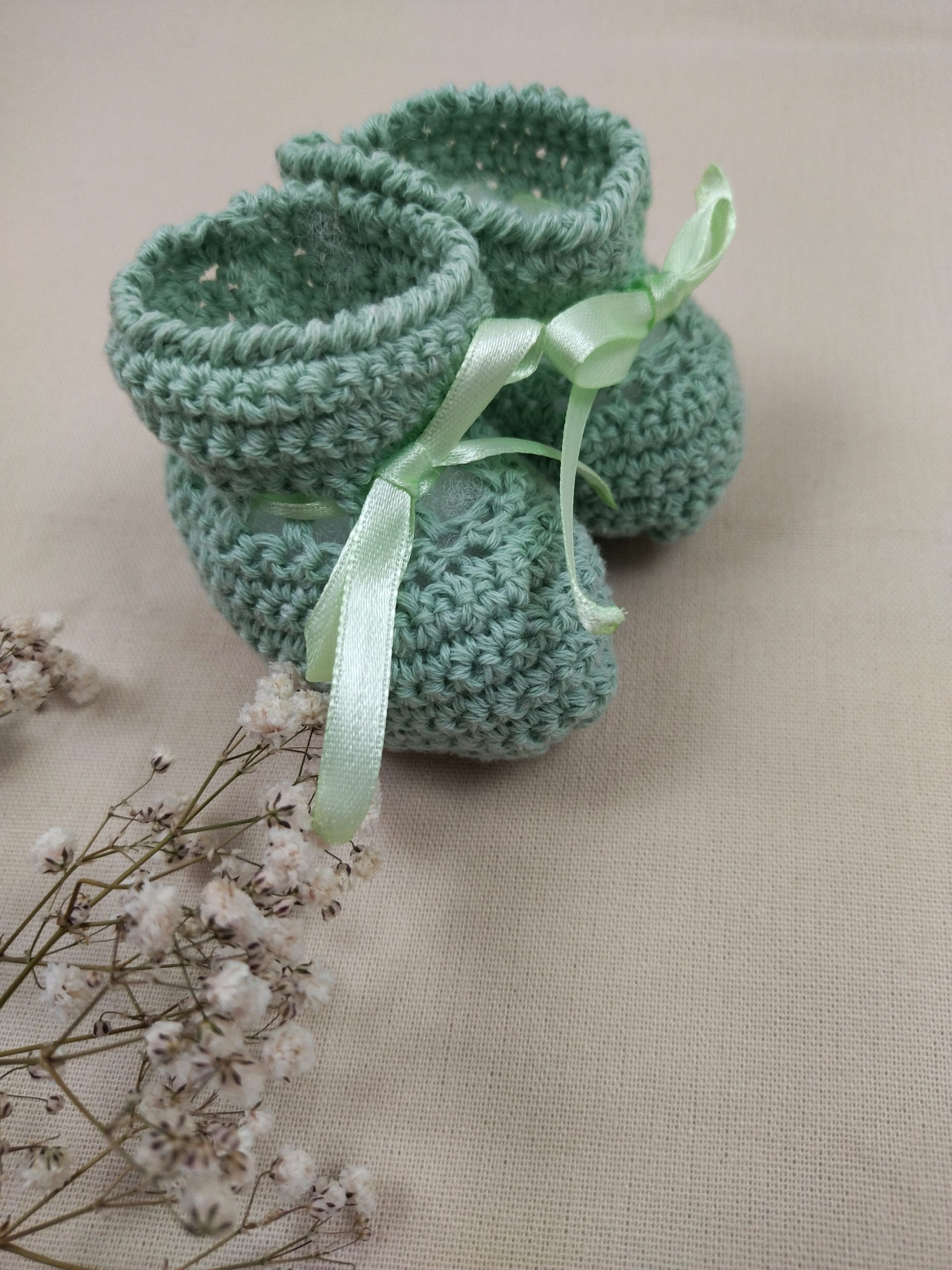 Zapatitos Bebé Unisex Hilo Algodón