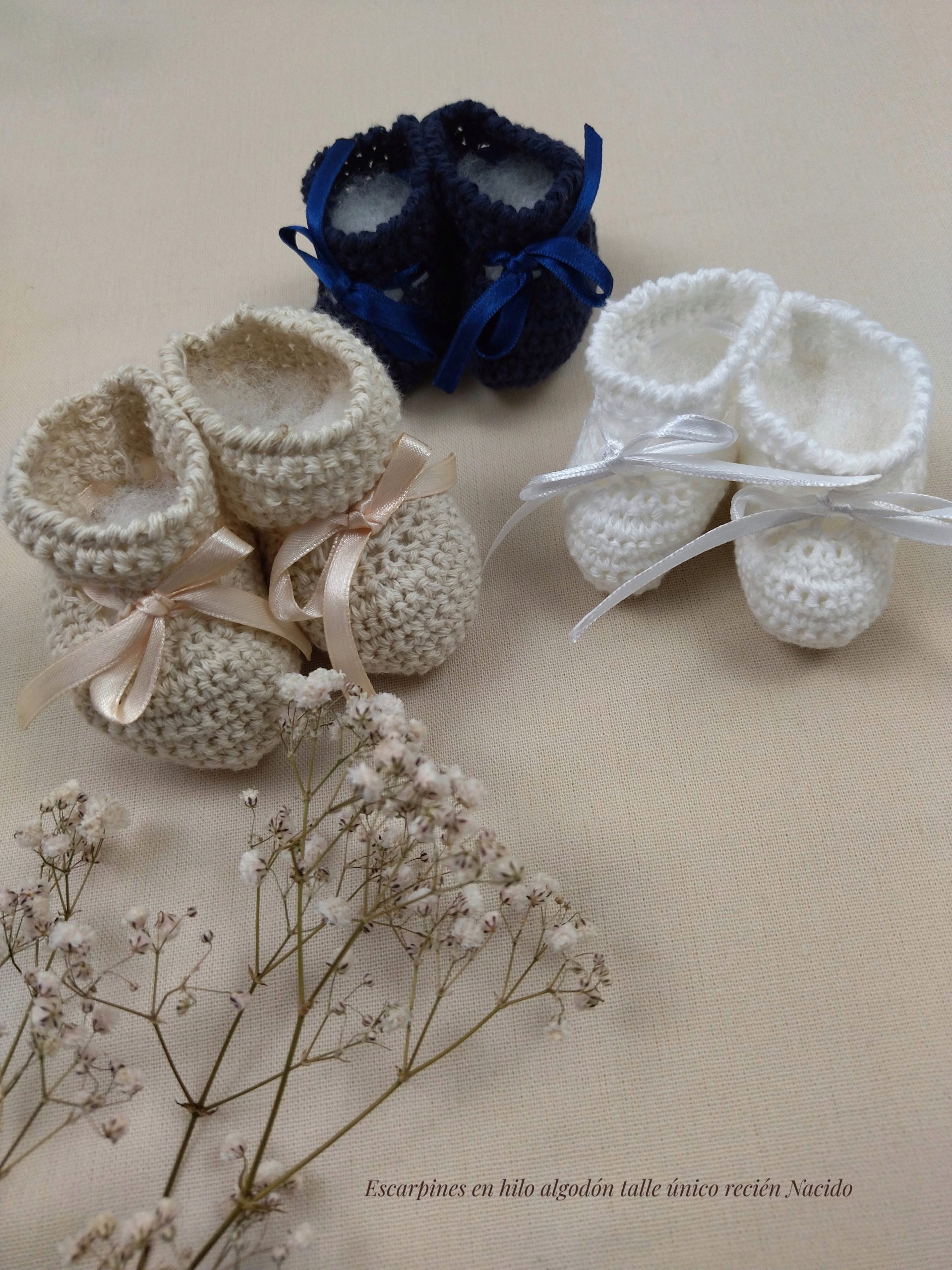 Zapatitos Bebé Unisex Hilo Algodón